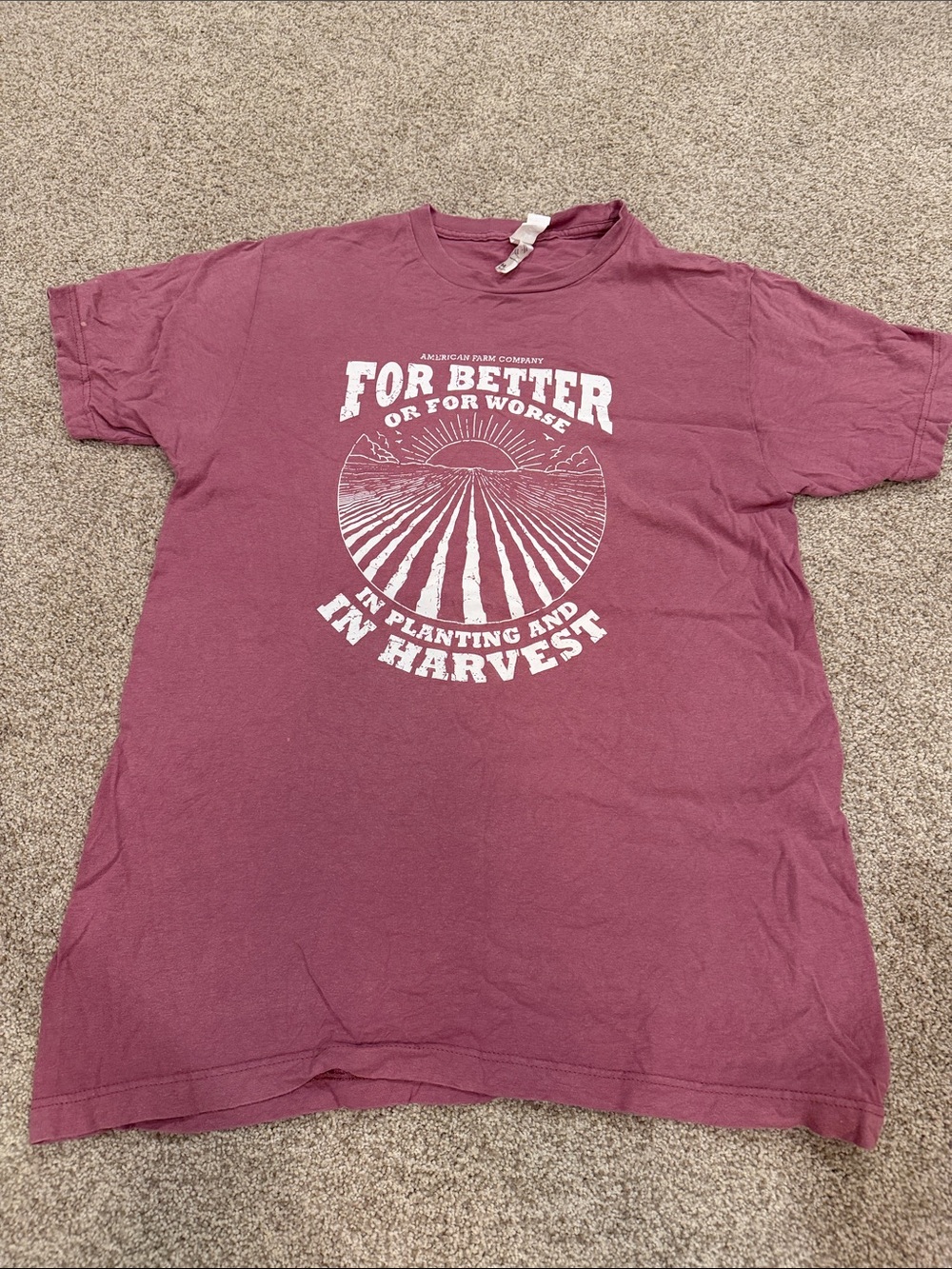 Women’s ‘For Better or For Worse’ light raspberry colored